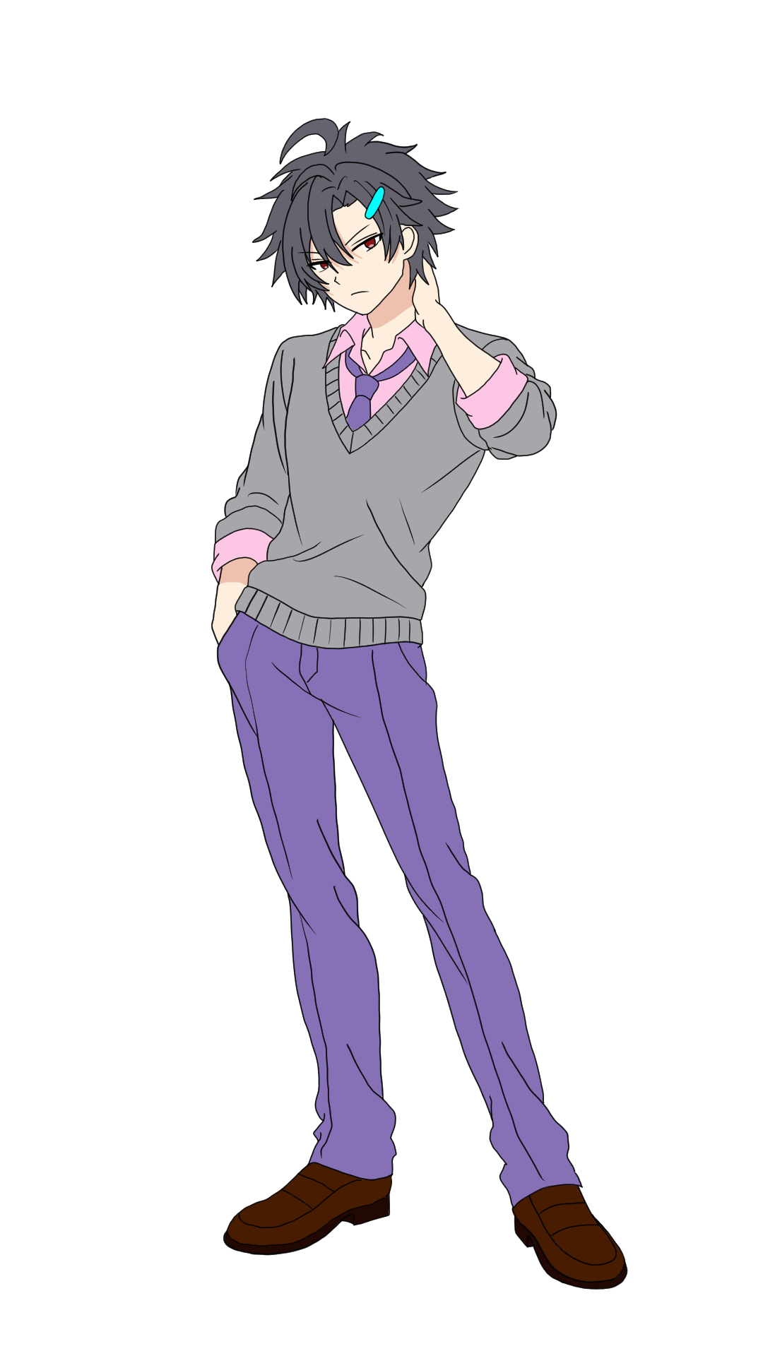 HIDE standing illustration