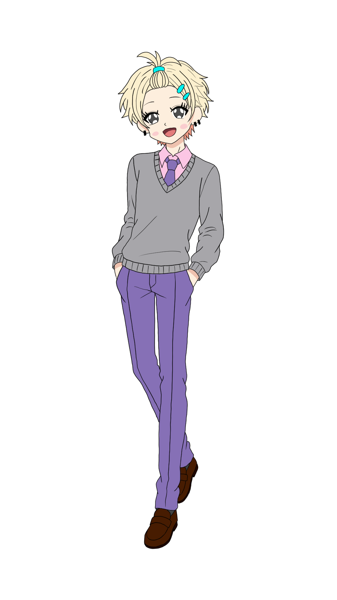 Leo standing illustration